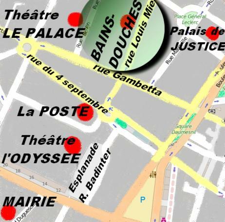 Les Bains Douches Aparthotel Périgueux Exterior foto